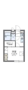 レオパレスモンピーヌ【1階】の間取り