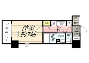 メインステージTOKYO・NORTH HY’S【514号室号室】の間取り