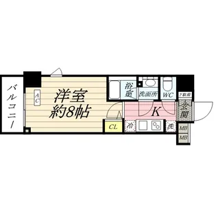 メインステージTOKYO・NORTH HY’S【806号室号室】の間取り