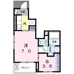 メゾン サクラ【1階】の間取り