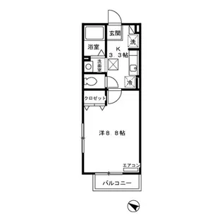 セジュール成増【1階】の間取り