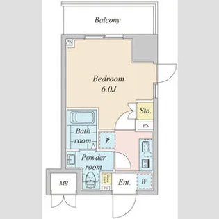 1Kの間取り画像