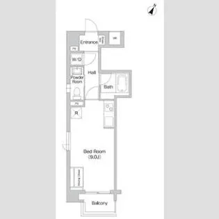 プライムアーバン三軒茶屋【6階】の間取り
