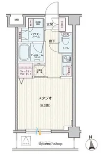 デュオステージ鷺ノ宮【1階】の間取り