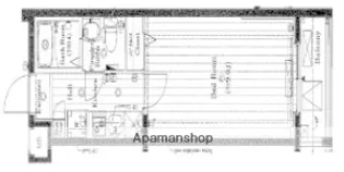 プレール・ドゥーク東中野【4階】の間取り