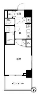 フェルテ中野【8階】の間取り