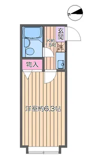 クレスト桜上水【1階】の間取り