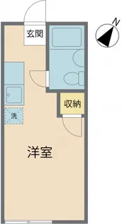ポルシェ成増【108号室号室】の間取り