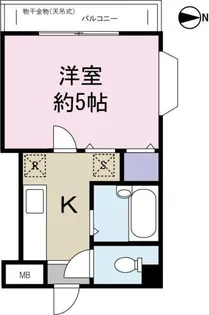 ノーチラス神田【203号室】の間取り