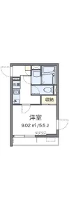 クレイノ笹塚南山【2階】の間取り
