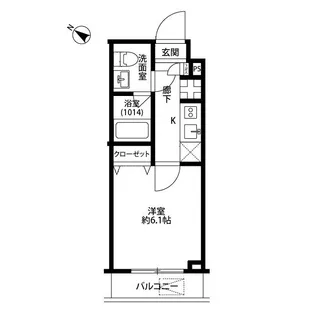 プレール・ドゥーク上池袋【1階】の間取り