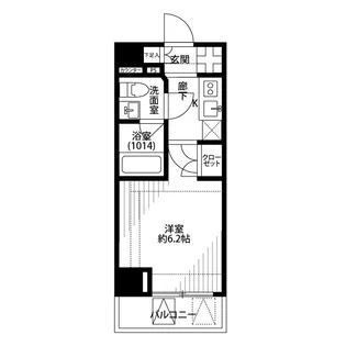 プレール・ドゥーク北新宿Ⅳ【2階】の間取り