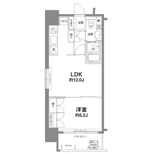 コンフォリア新宿御苑Ⅰ【13階】の間取り