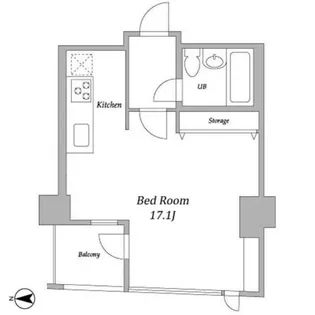 プライムスクェアシティ【4階】の間取り