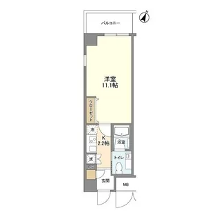 グランハイツ高田馬場【5階】の間取り