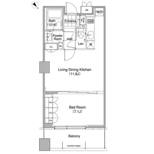 コンフォリア東池袋WEST【9階】の間取り