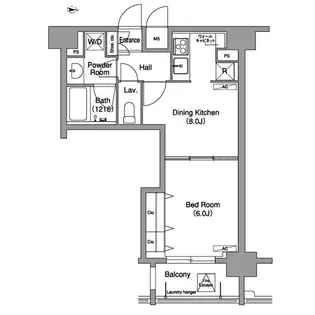 コンフォリア下北沢【6階】の間取り