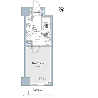 SHOWN HATSUDAI【5階】の間取り