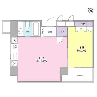 フォレストタウン参宮橋【11階】の間取り