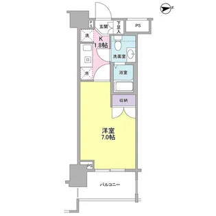 レキシントン・スクエア新宿御苑【5階】の間取り