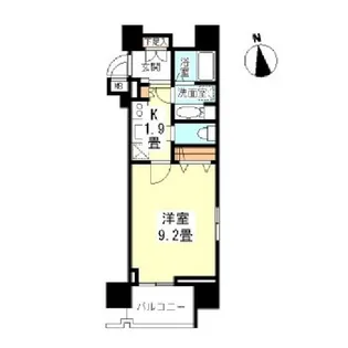 ガーラプレイス新宿御苑【7階】の間取り