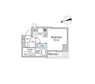 KDXレジデンス桜上水【3階】の間取り
