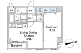 KDXレジデンス桜上水【5階】の間取り