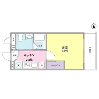 PRINCE久我山【1階】の間取り