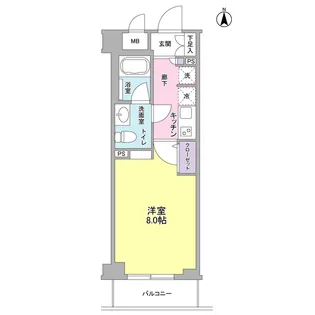 GRAMERCY井草【2階】の間取り