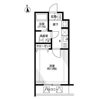 プレール・ドゥーク富士見ヶ丘【2階】の間取り