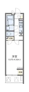 クレイノRIVER CITY【3階】の間取り