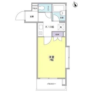 メゾン ド ピエール下落合【2階】の間取り