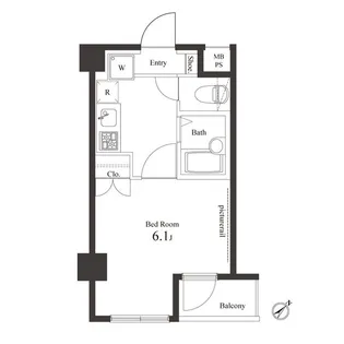 ヴェルト新宿落合【3階】の間取り