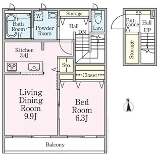 サントル上北沢【2階】の間取り