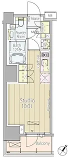 パークアクシス渋谷神山町【6階】の間取り