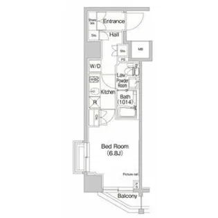 プラウドフラット富士見台【5階】の間取り