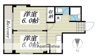 リバーサイドハウス桜台【4階】の間取り