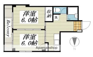 リバーサイドハウス桜台【5階】の間取り