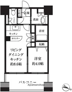 HF西新宿レジデンスWEST【6階】の間取り