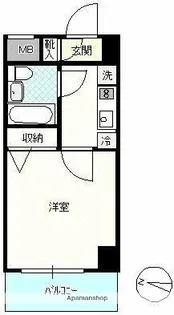 エヴェナール東中野【4階】の間取り