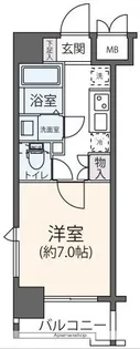 リージア代々木【5階】の間取り