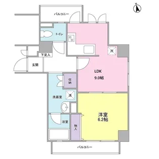 LE MONT 代官山【4階】の間取り