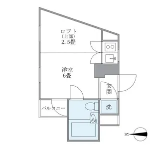 ビーワン【2階】の間取り