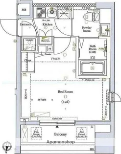 ガリシア中野弥生町【7階】の間取り
