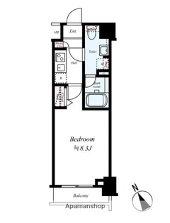 プレール・ドゥーク練馬中村橋【5階】の間取り
