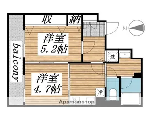 パルテールIWASAKI【2階】の間取り