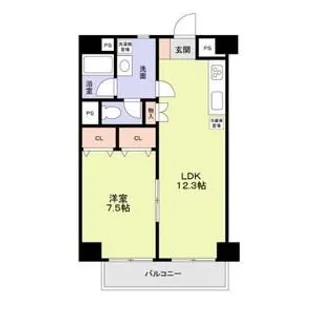 秀和第二南平台レジデンス【2階】の間取り