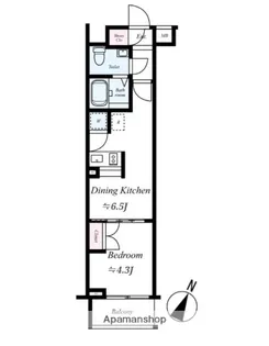 ビバリーホームズ鷺宮【1階】の間取り