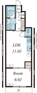 ブランノワール【1階】の間取り