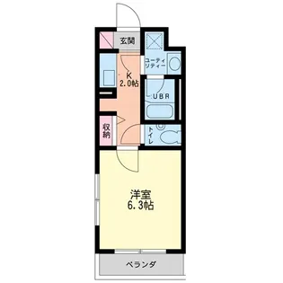 セレビア杏林【0302号室】の間取り